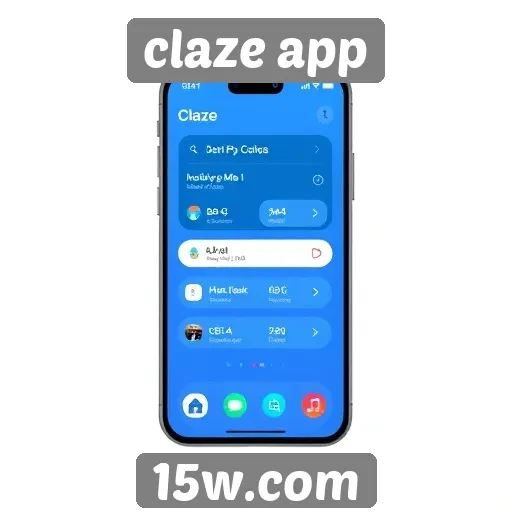 Interface do Claze App é intuitiva e amigável para usuários